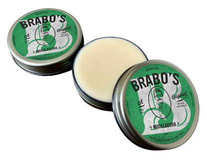 COMBO 2 Brabo's Pomada Premium + Brabo's Escova + Shampoo 2 em 1  [FRETE GRÁTIS]
